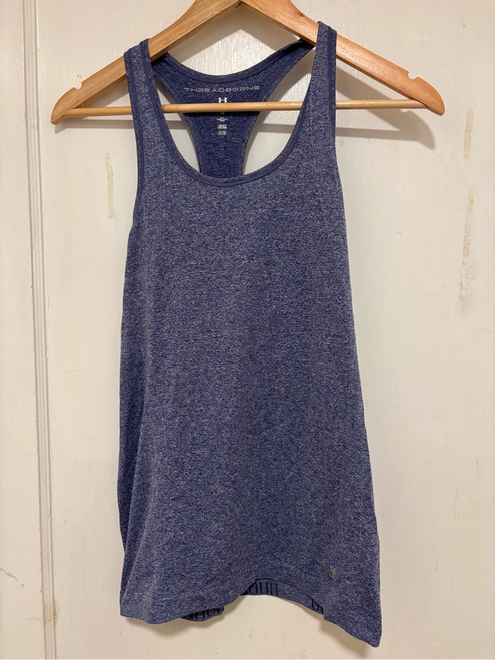 Under Armour Navy Heather Racerback Tank Top